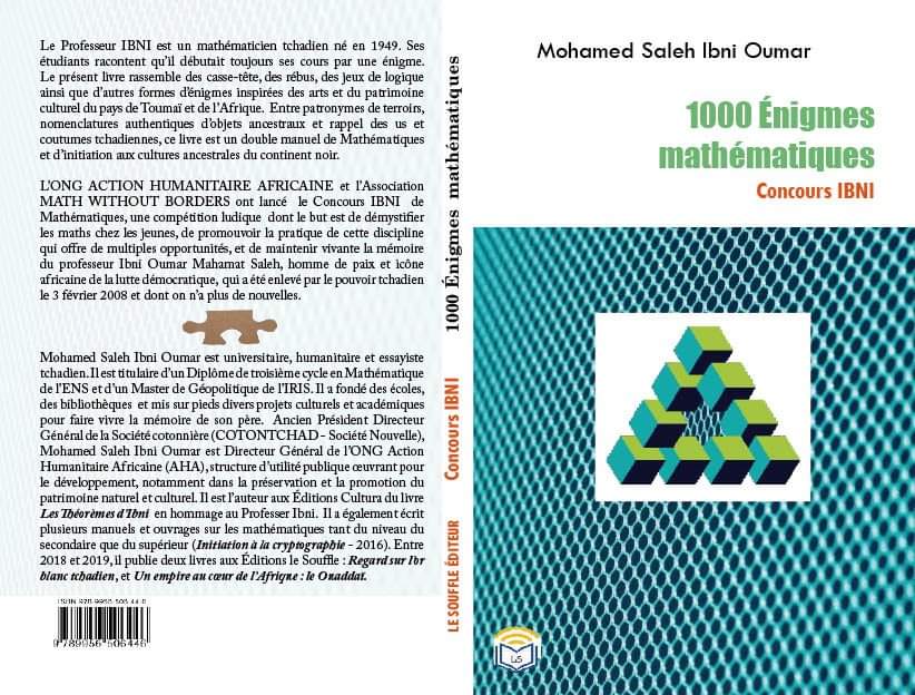 Tchad : parution d'un ouvrage d’énigmes mathématiques à la mémoire du Pr. Ibni Oumar