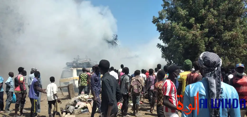 N'Djamena : incendie au quartier Dembé, d'importants dégâts signalés