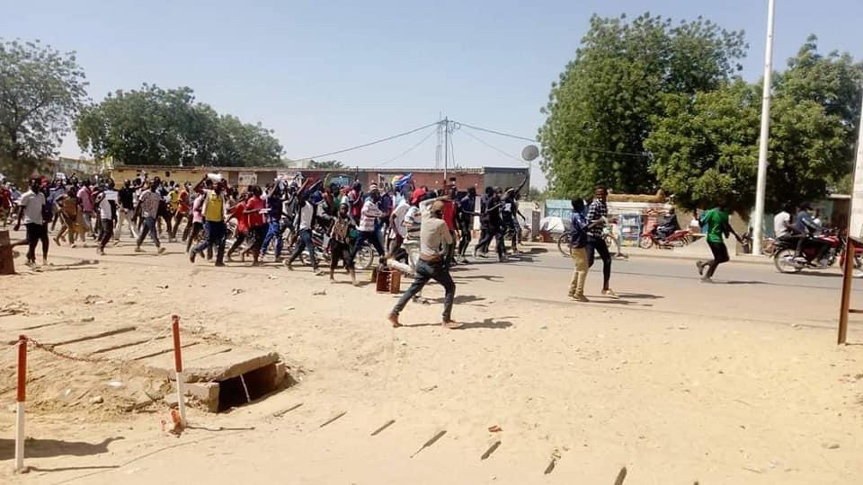 Marche à N’Djamena le 13 février 2021. Crédits : DR