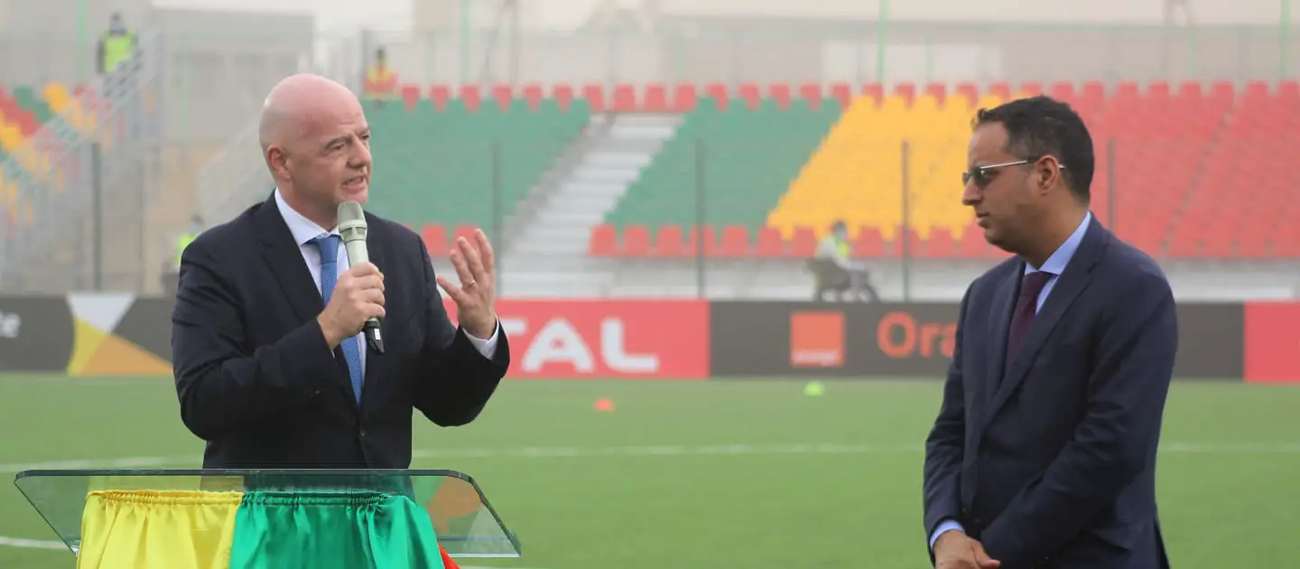 FIFA : Le président Infantino entame sa tournée africaine par la Mauritanie
