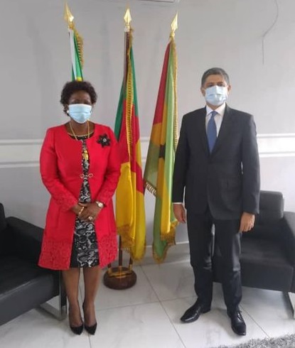 Diplomatie : Intense activité de l’ambassadeur du Cameroun au Gabon Diplomatie : Intense activité de l’ambassadeur du Cameroun au Gabon