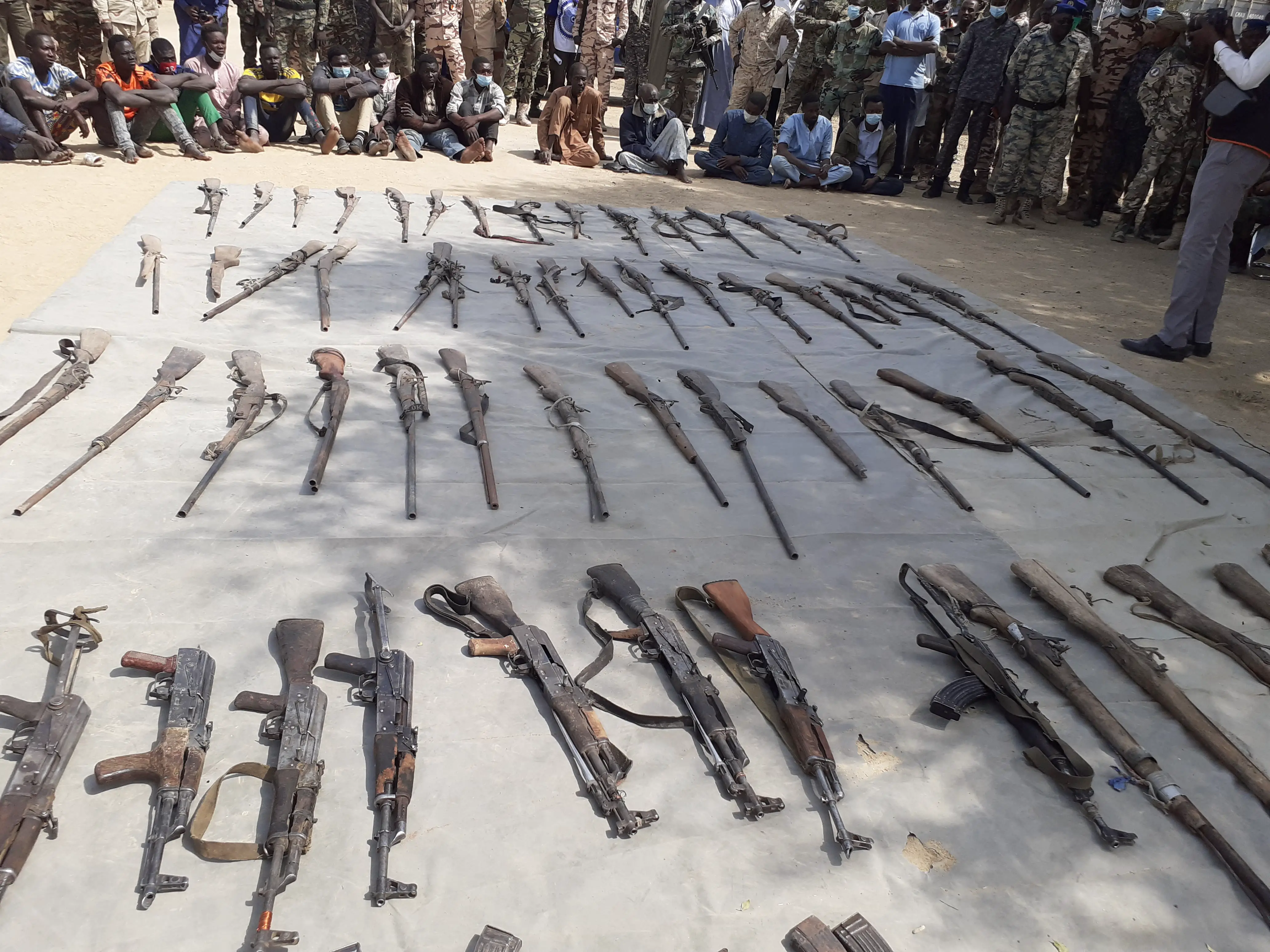 Tchad : saisie de 42 armes artisanales utilisées dans un conflit intercommunautaire. © Malick Mahamat/Alwihda Info