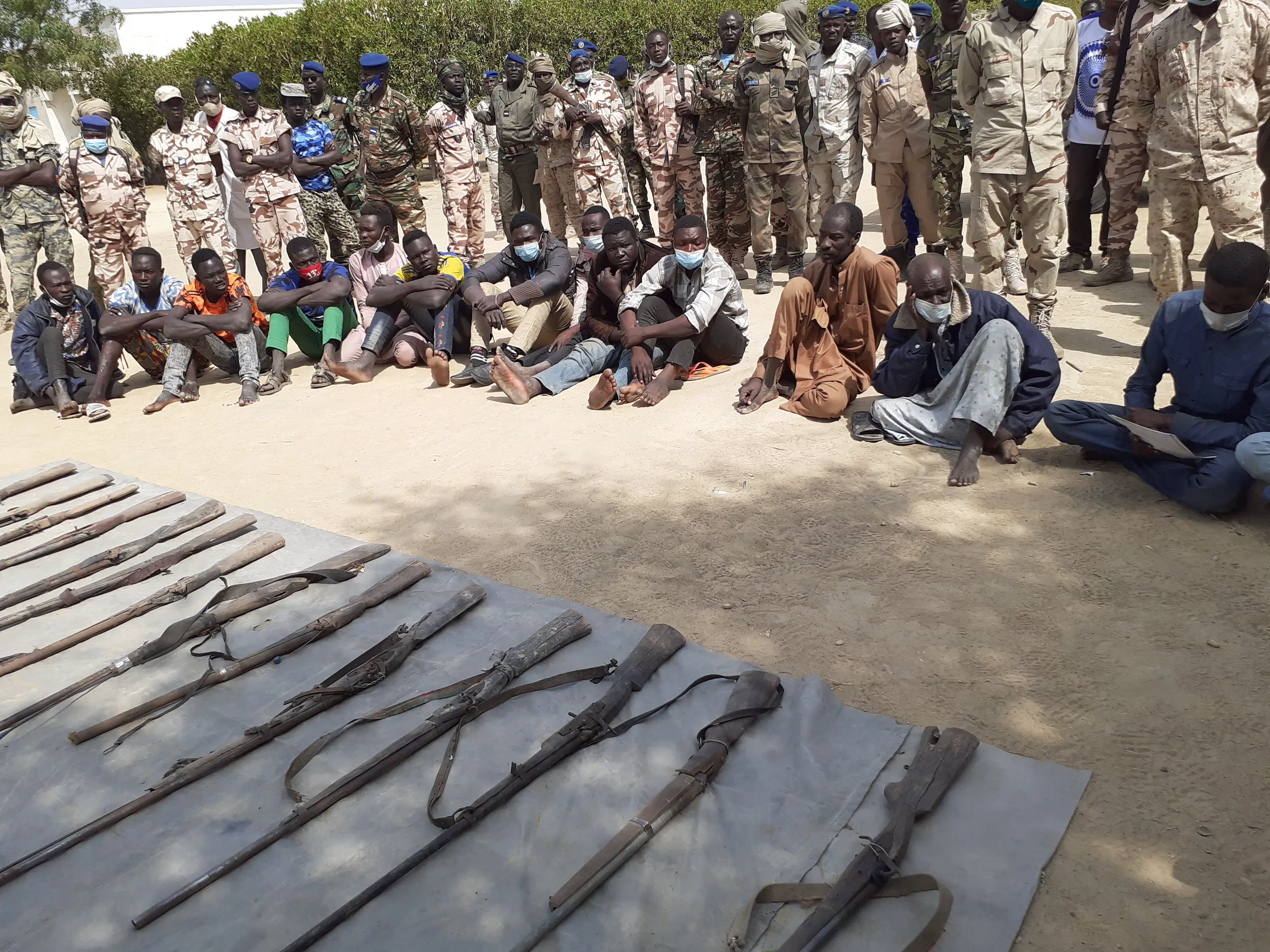 Tchad : saisie de 42 armes artisanales utilisées dans un conflit intercommunautaire. © Malick Mahamat/Alwihda Info