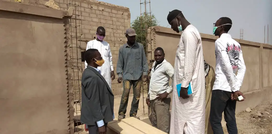 Tchad : Au Guera, des jeunes inspectent les chantiers annoncés par le président de la République