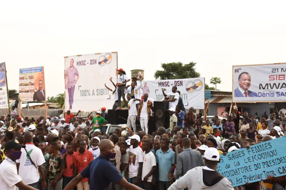 La Lekoumou mobilisée pour soutenir Denis Sassou N'Guesso.