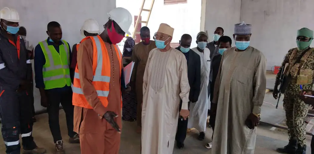 Tchad : Visite d'inspection des chantiers par le gouverneur de la province du Guera