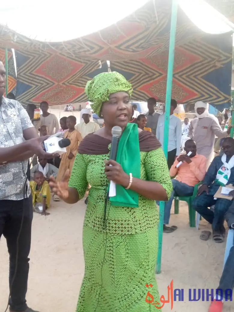 Élections au Tchad : meeting de Lydie Beassemda à Abéché