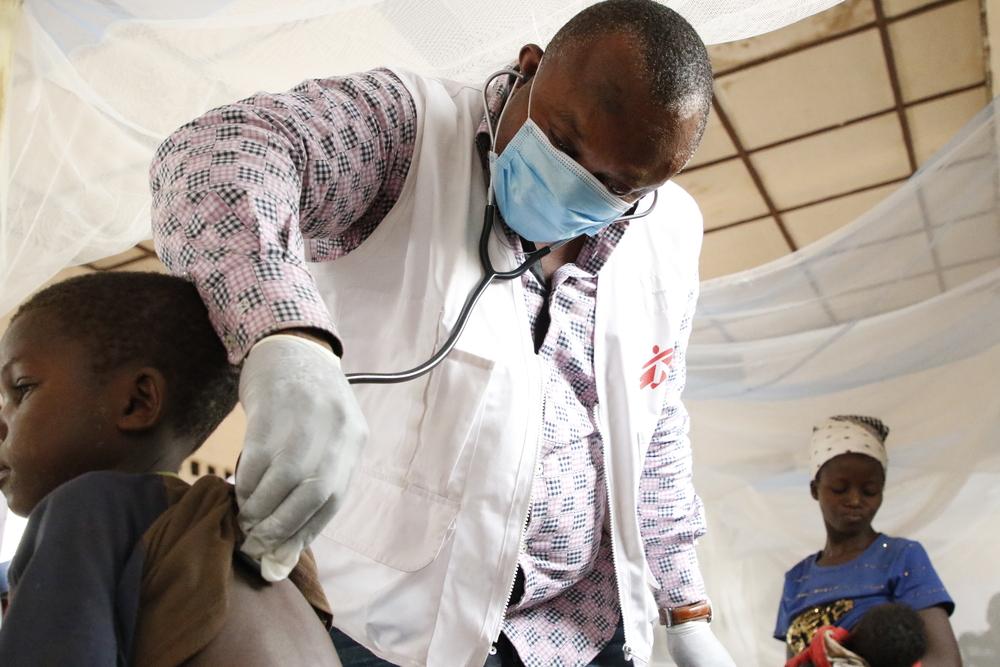 En RDC, la rougeole tue et gagne à nouveau du terrain. © MSF