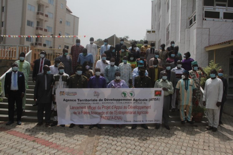 Bénin : démarrage du projet d’appui au développement de la filière anacarde et de l’entreprenariat agricole financé par la Banque africaine de développement. © AfDB
