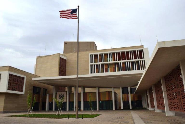 L'ambassade des États Unis au Tchad. Illustration © DR