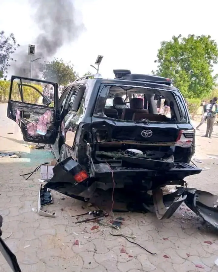 Tchad : visite de Lydie Beassemda à Toukra, des véhicules caillassés et incendiés