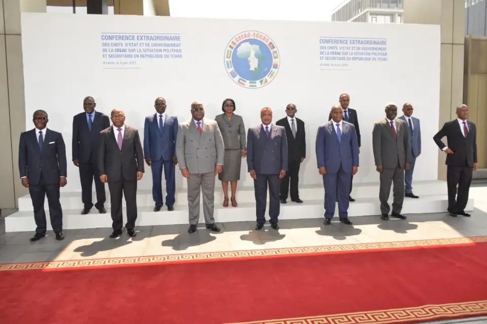 Les chefs d'Etat et de gouvernement de la CEEAC au sommet de Brazzaville.