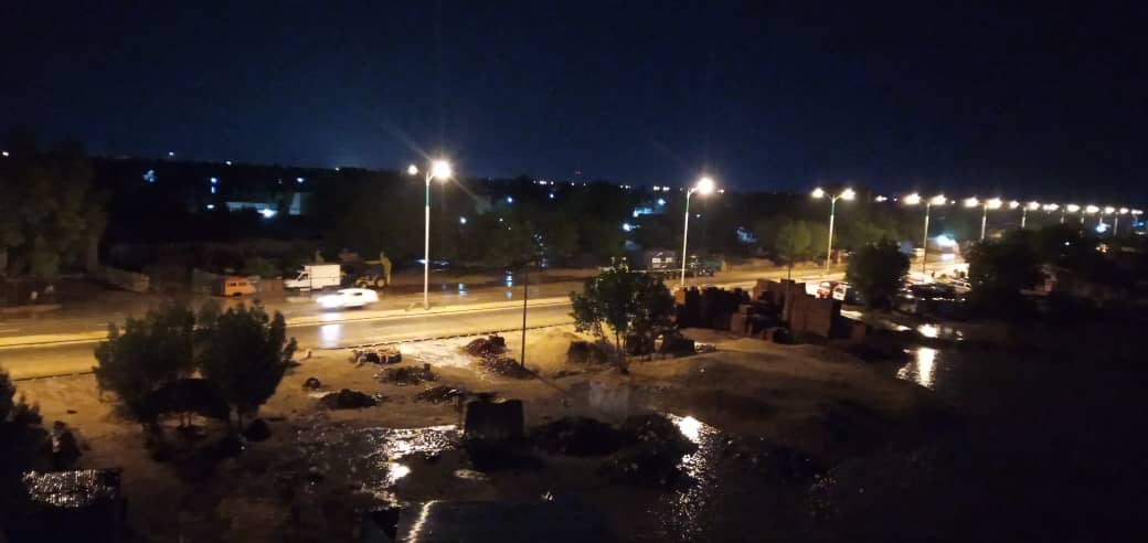 Un climat pluvieux en pleine nuit à N'Djamena. © Mahamat Abderaman Ali Kitire/Alwihda Info