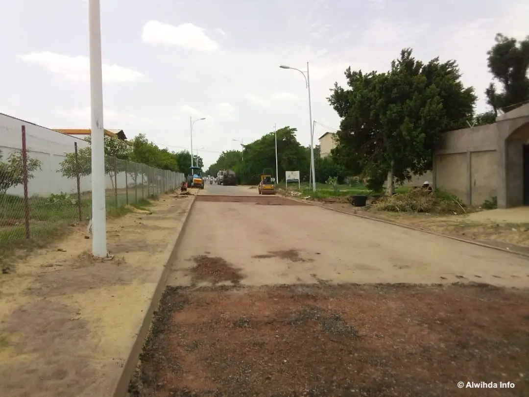 Tchad : travaux de réfection des routes à N'Djamena