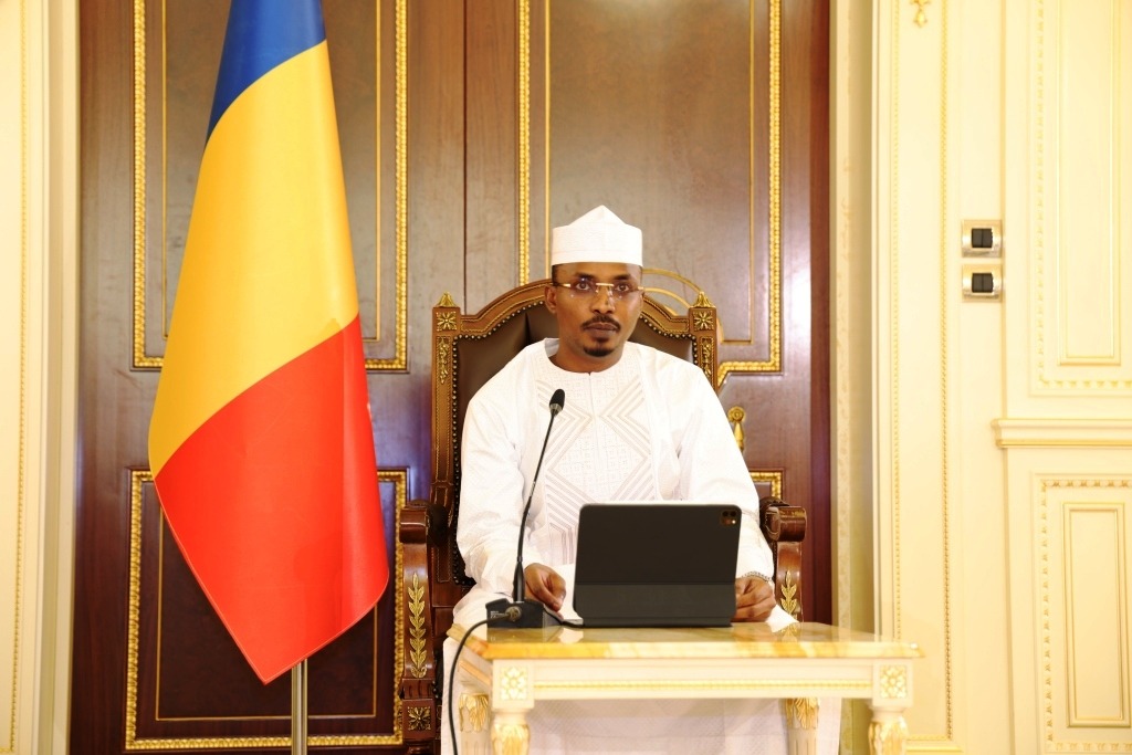 Le président du Conseil militaire de transition, le général Mahamat Idriss Deby. © PR