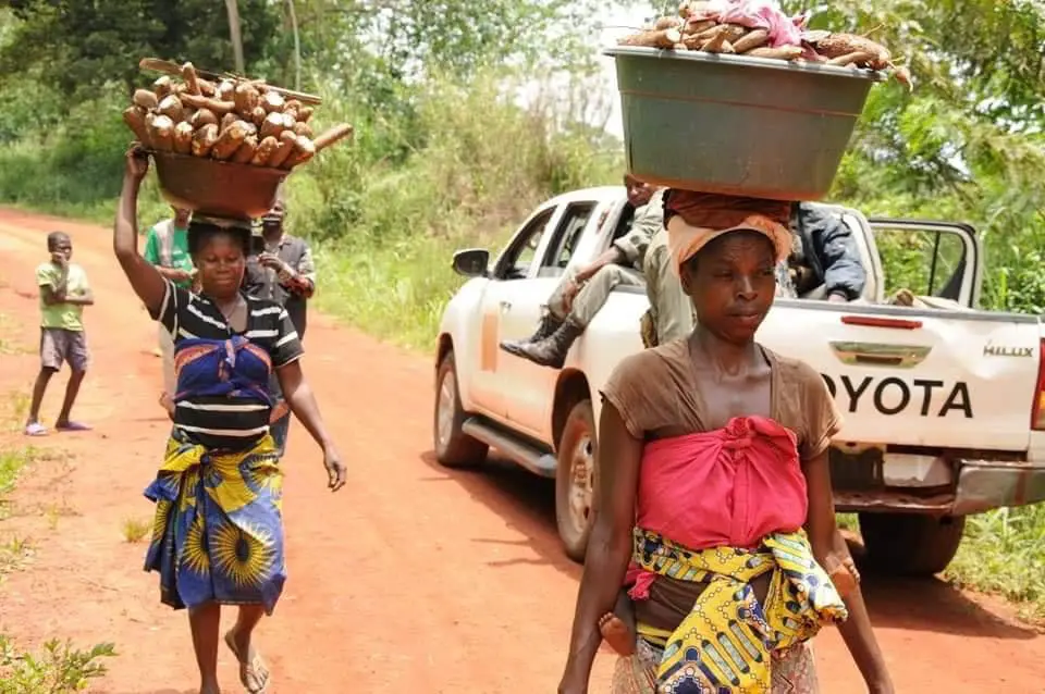 Des populations en Centrafrique. Illustration © GouvRCA