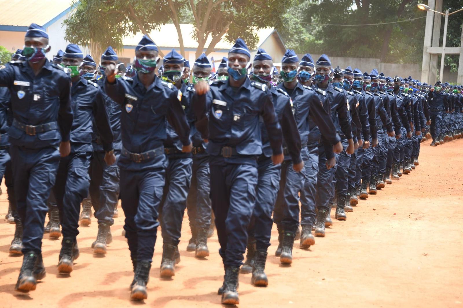 RCA : 652 nouveaux policiers renforcent les rangs des forces de sécurité