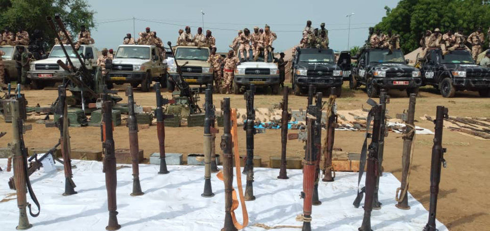 Tchad : 1309 armes de différents calibres saisies par la commission mixte