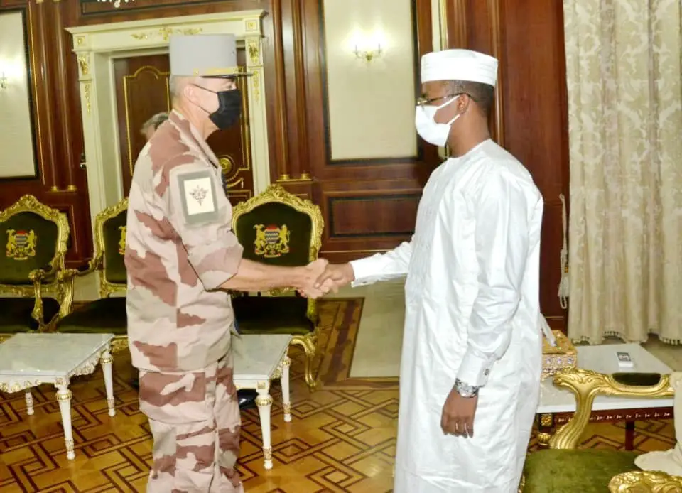 Tchad : le chef d'état major des armées françaises reçu à la Présidence