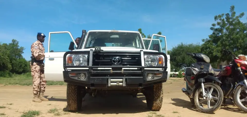 Tchad : la gendarmerie retrouve un véhicule humanitaire volé devant un hôtel