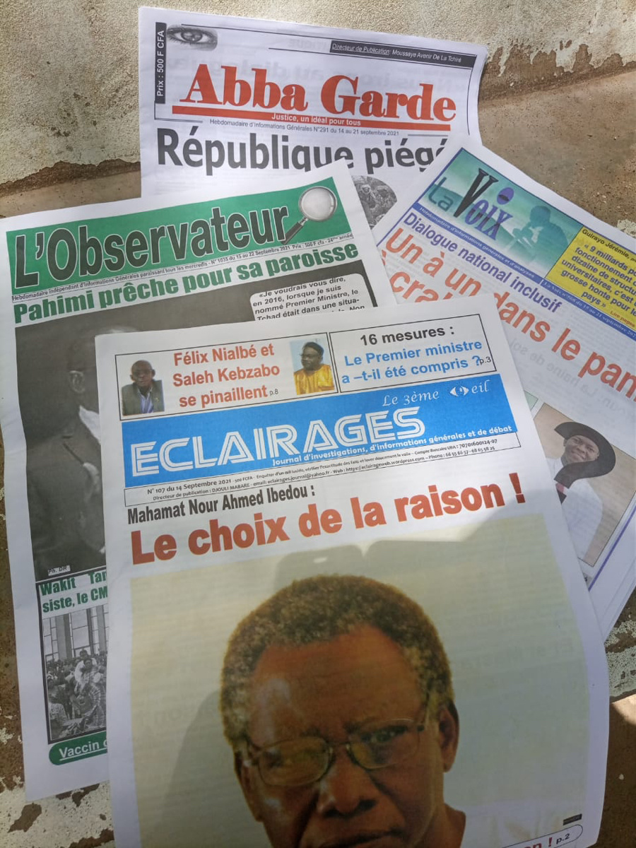 Tchad : la revue de presse du 13 au 17 septembre 2021 Tchad : la revue de presse du 13 au 17 septembre 2021