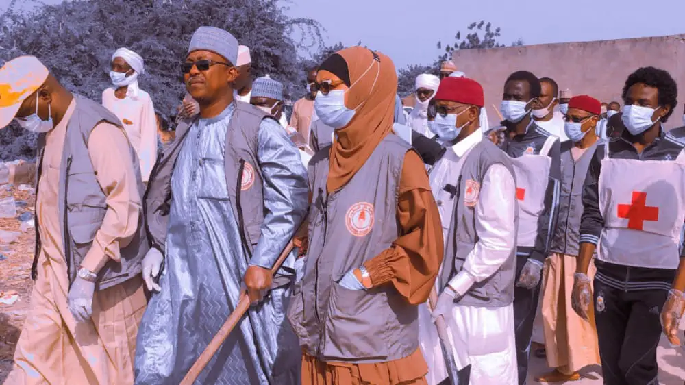 Tchad : Zilloul Arch nettoie un marché de N'Djamena et l’hôpital de Goz Attor