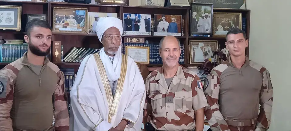 Tchad : le président du CSAI a reçu l'aumônier militaire de l'armée française