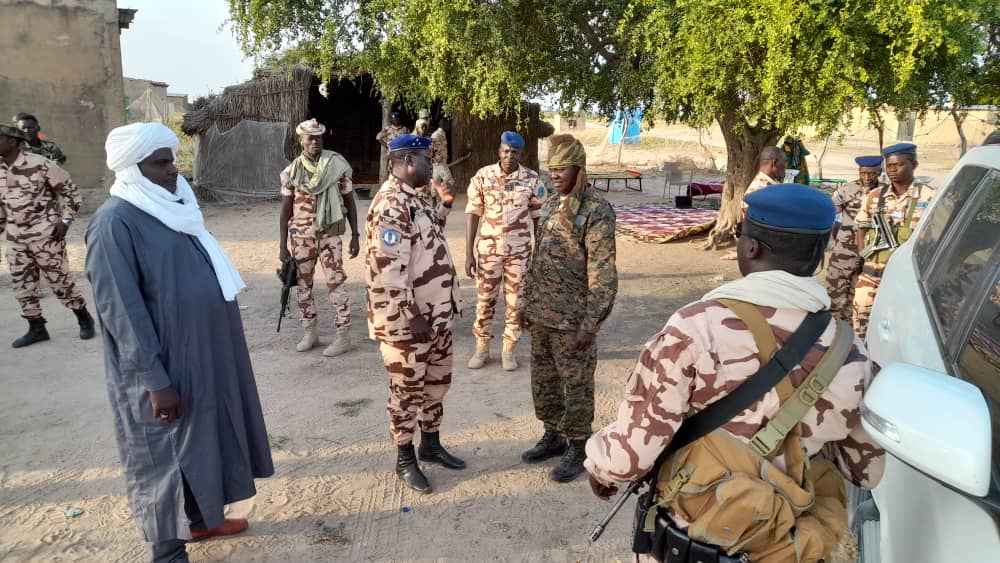 Tchad : le directeur général de la Gendarmerie en visite au Batha