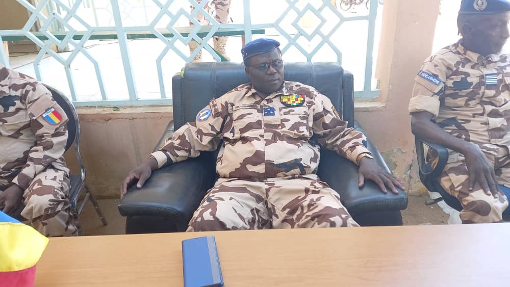 Tchad : le DG de la gendarmerie en mission d'inspection à Biltine Tchad : le DG de la gendarmerie en mission d'inspection à Biltine