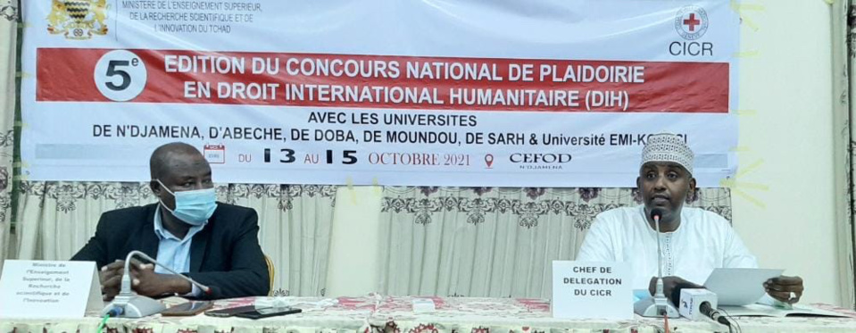 Tchad : l'Université de Sarh, vainqueur du concours national de plaidoirie en DIH Tchad : l'Université de Sarh, vainqueur du concours national de plaidoirie en DIH