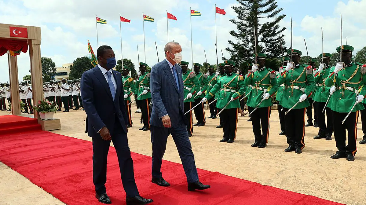 Togo : le président turc Erdogan est arrivé ce jour à Lomé