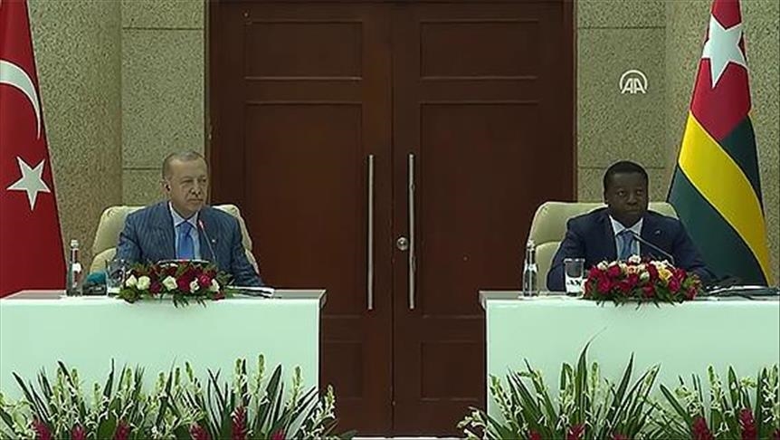 Togo : le président turc à Lomé, accompagné d’opérateurs économiques et investisseurs