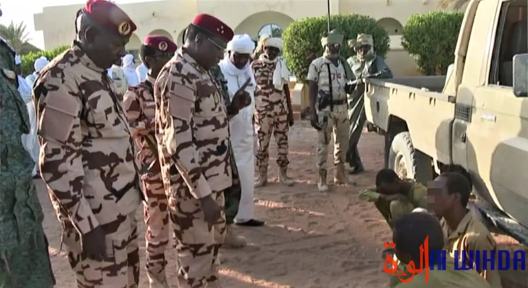 Tchad : 4 braqueurs présentés par le gouverneur du Borkou