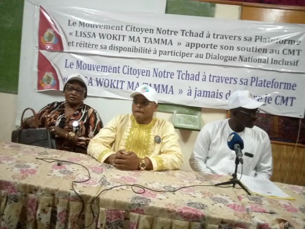 Tchad : la plateforme "Lissa wokit ma tamma" assure être "à jamais derrière le CMT"