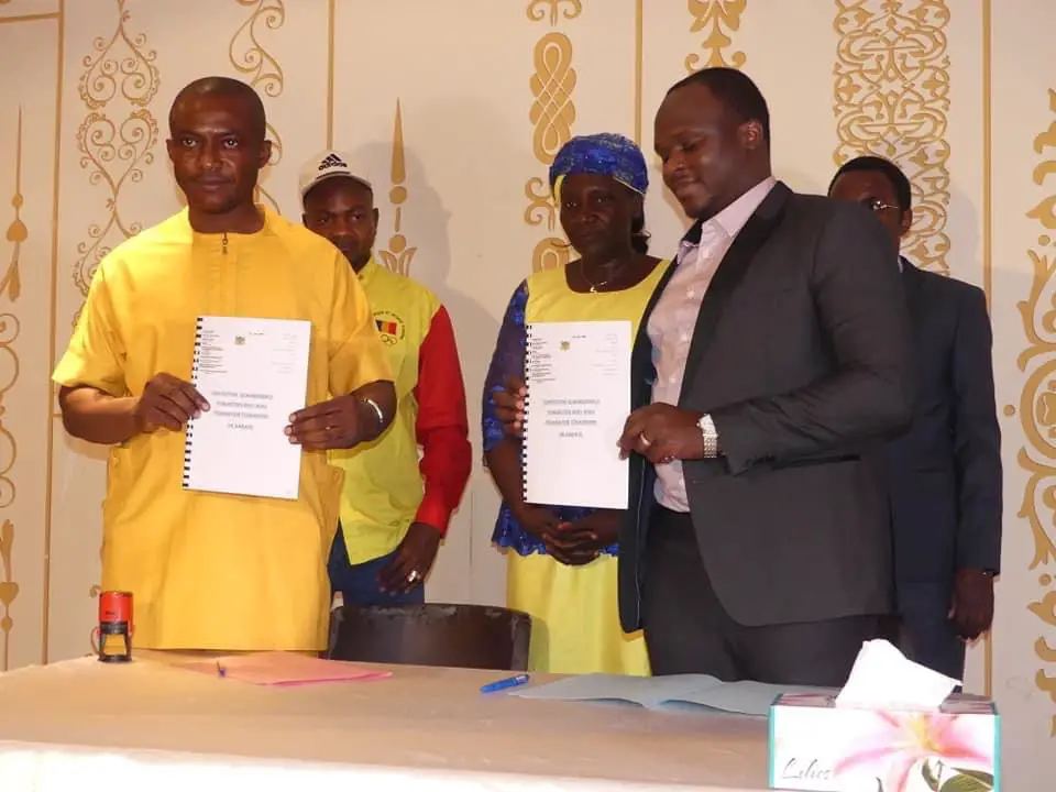 Tchad : 23 fédérations sportives signent conventions d’objectifs avec le ministère des sports. © DR