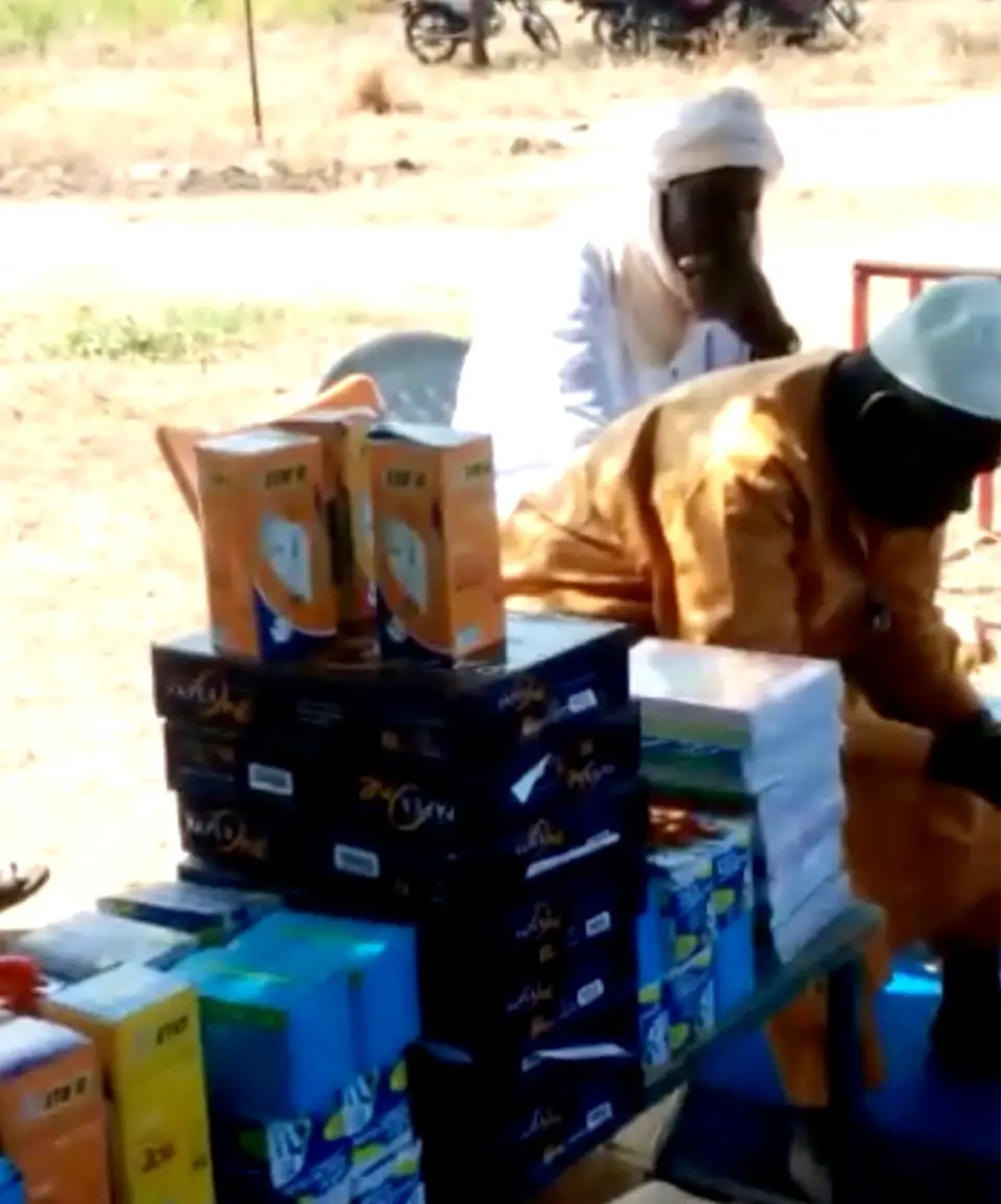 Tchad : des fournitures pour 60 établissements de la sous-préfecture de Niergui au Guera