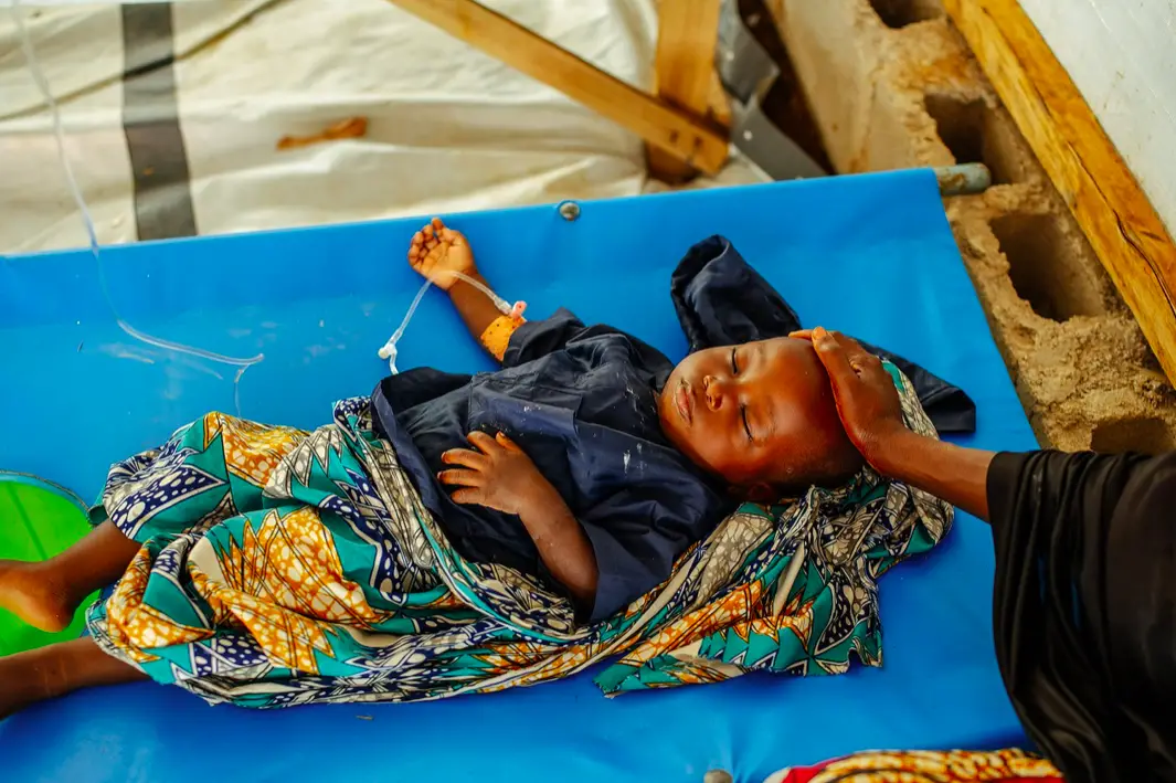 Le centre de traitement du choléra de MSF à Toro, au Nigeria. © Hussein Amri /MSF