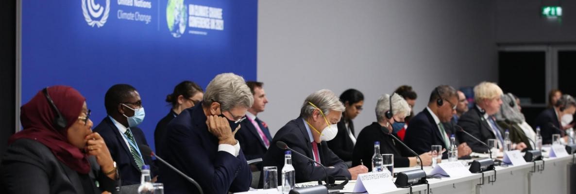 Les dirigeants mondiaux à la COP26. Pic © UNFCCC.