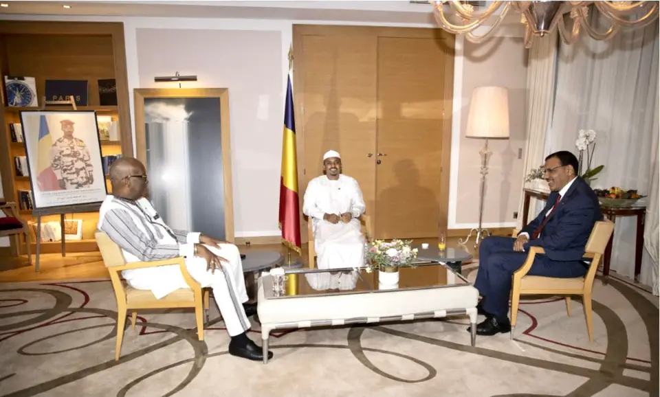 Paris : le PCMT a échangé avec les dirigeants libyen, burkinabé et nigérien. © PR