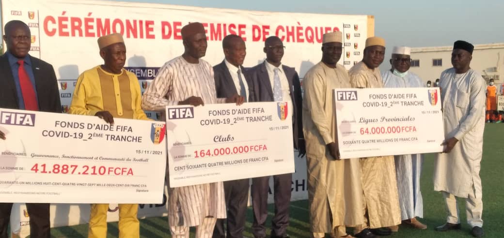 Tchad : la 2ème tranche d'aide du fonds Fifa Covid-19 remise aux ligues de football