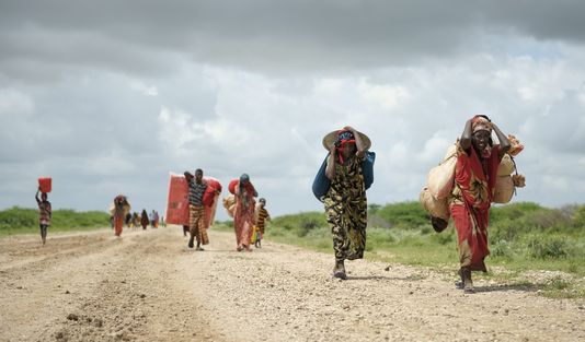 Des réfugiés somaliens, après le passage du cyclone tropical. | AP/Tobin Jones