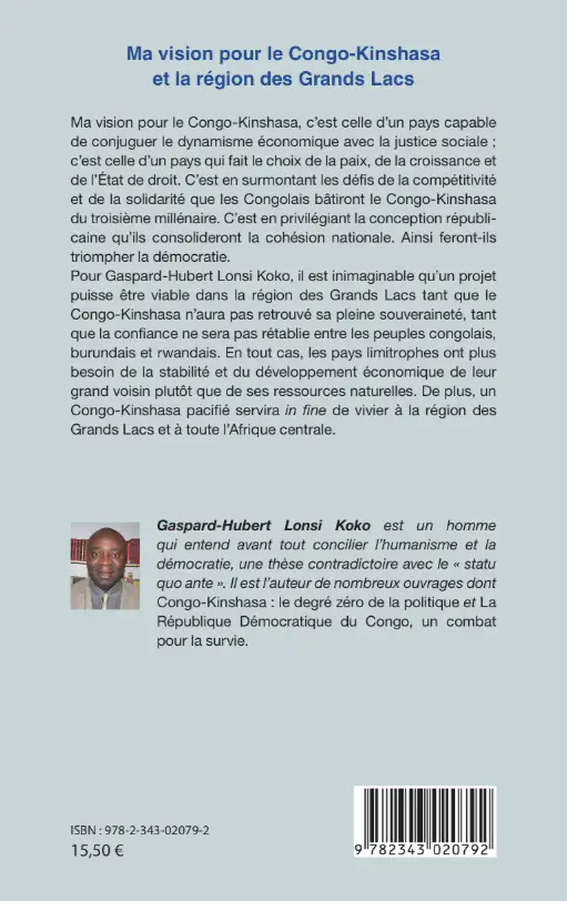 La vision de Gaspard-Hubert pour le Congo-Kinshasa et la région des Grands Lacs‏