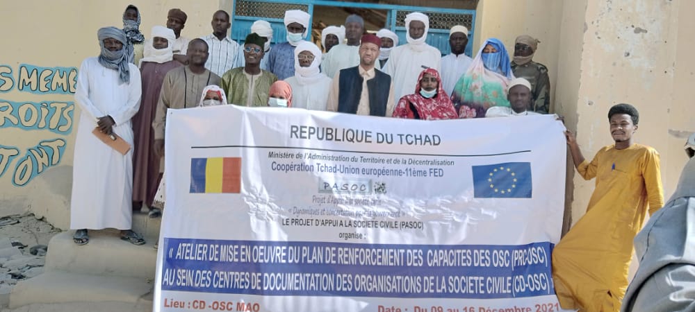 Tchad : le PASOC organise un atelier de formation des OSC du Lac, du Kanem et du Bahr El Gazel Tchad : le PASOC organise un atelier de formation des OSC du Lac, du Kanem et du Bahr El Gazel