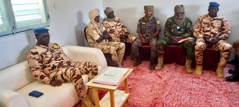 Tchad : le directeur général de la gendarmerie en mission à Amdjarass Tchad : le directeur général de la gendarmerie en mission à Amdjarass