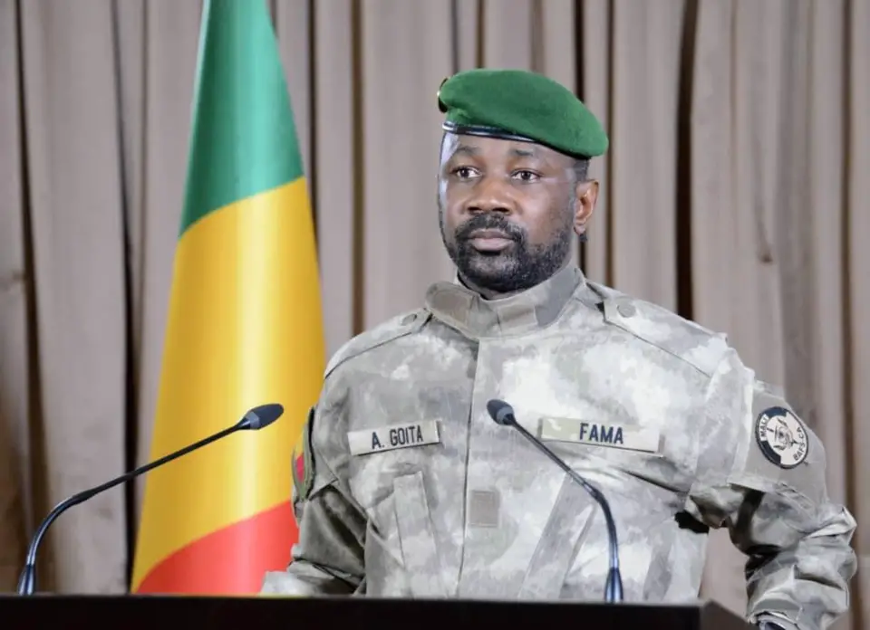 Le président de la transition malienne, Assimi Goïta © PR/Mali