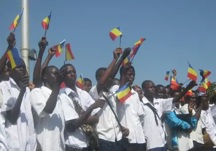Des lycéens lors de la fête de l'Indépendance du Tchad. Crédit photo : Journaldutchad.com