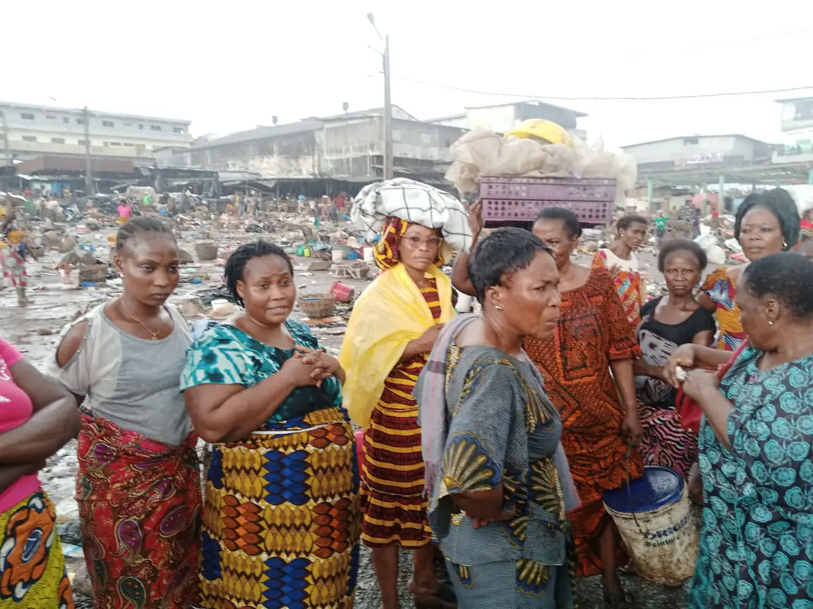 Côte d’Ivoire : les vendeuses du marché Gouro d’Adjamé réclament Ta Lou Irié Jeannette à la tête de la Comagoa