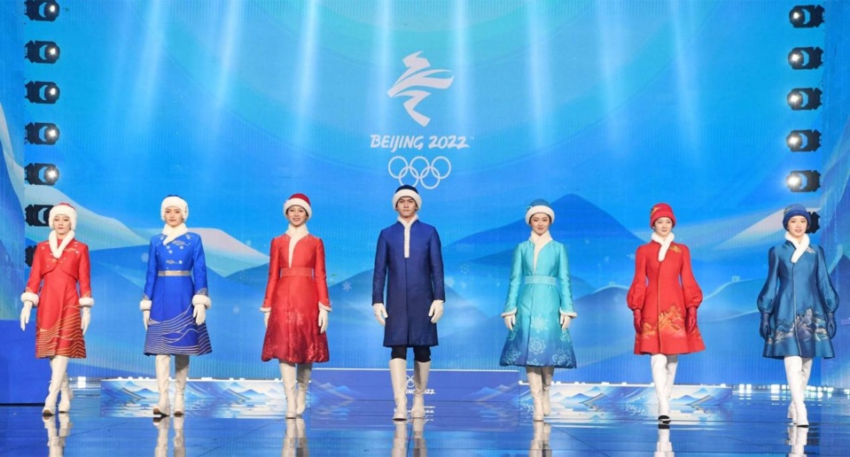 Outfits for the award presentation staff of the Beijing 2022 Olympic and Paralympic Winter Games. (Photo/Beijing Organising Committee for the 2022 Olympic and Paralympic Winter Games) Outfits for the award presentation staff of the Beijing 2022 Olympic and Paralympic Winter Games. (Photo/Beijing Organising Committee for the 2022 Olympic and Paralympic Winter Games)