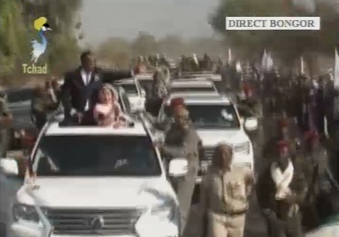 Tchad : Le couple présidentiel à Bongor