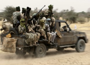Un pick-up de l'armée tchadienne. Photo non datée. Crédit photo : Sources.